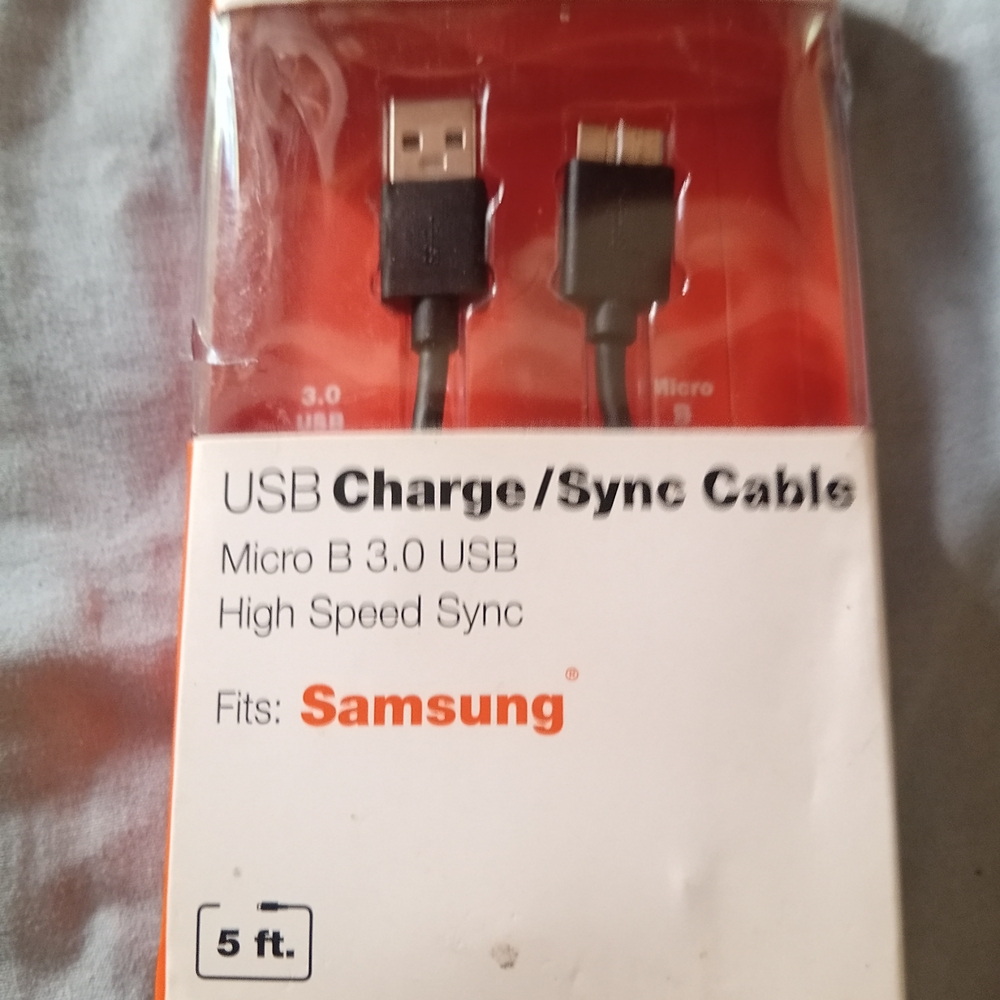 Samsung Black Micro USB Cable for Fast Sync